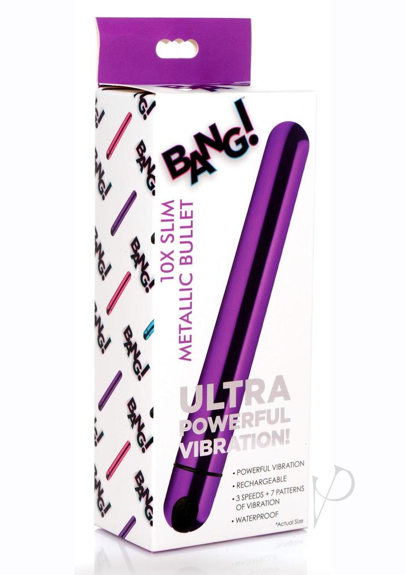 Bang 10x Slim Metallic Bullet Purple