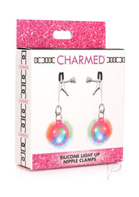 Charmed Light Up Nipple Clamps Pink