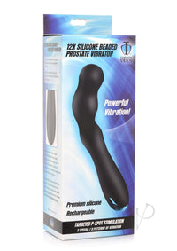 Tm Silicone Beaded Prostate Vibe Black