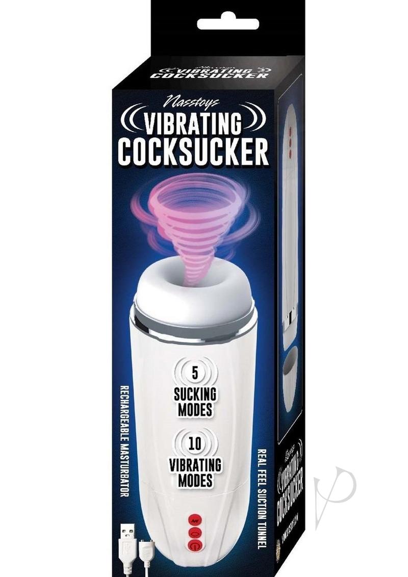Vibrating Cocksucker White