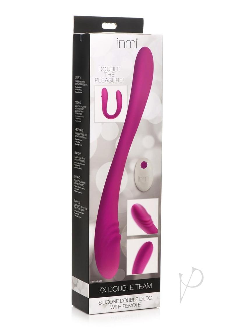 Inmi 7x Double Down Dildo W/remote Purpl