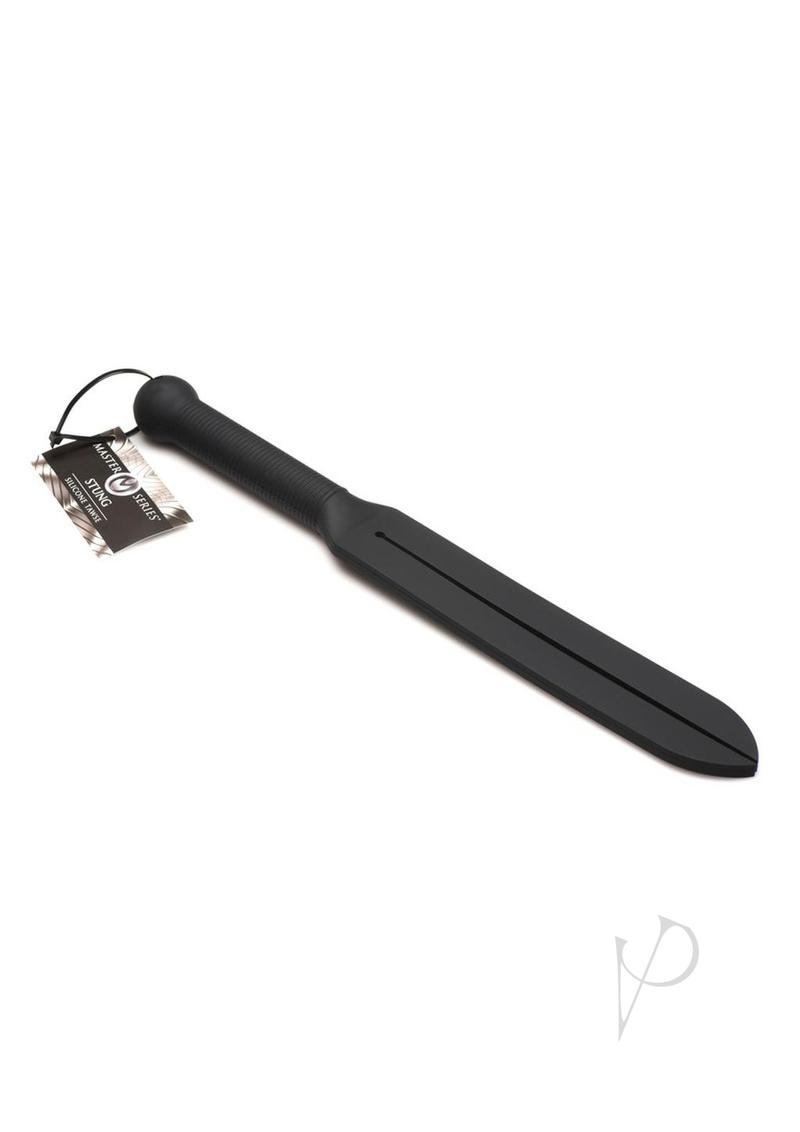 Ms Stung Silicone Tawse Black