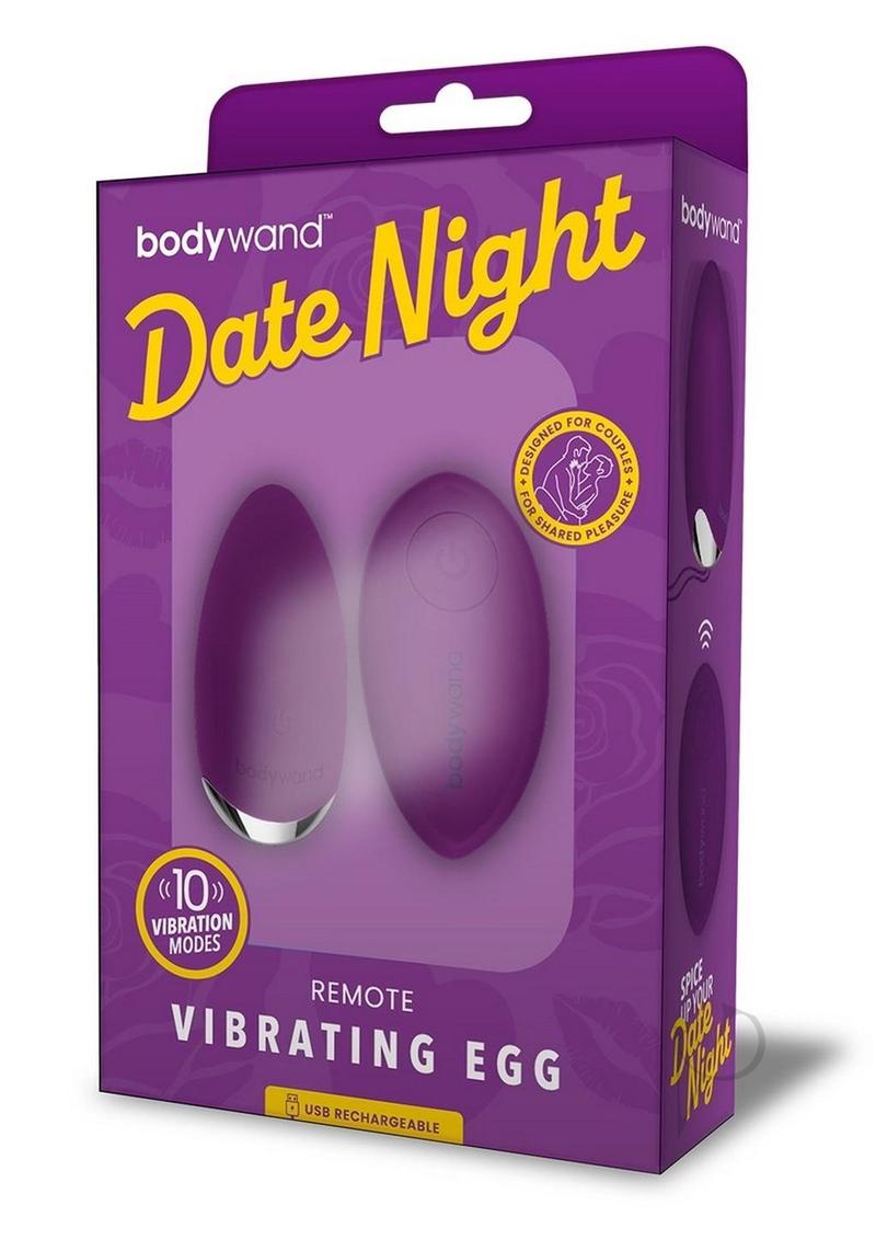 Bodywand Date Night Remote Egg Purple