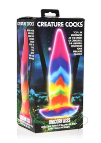 Creature Cocks Unicorn Kiss Glow in the Dark Silicone Dildo