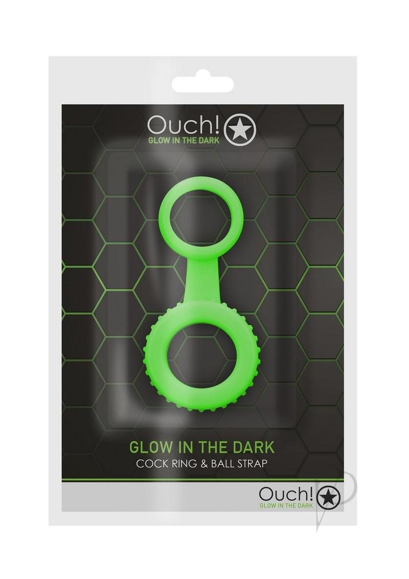 Ouch Cock Ring Ball Strap Gitd