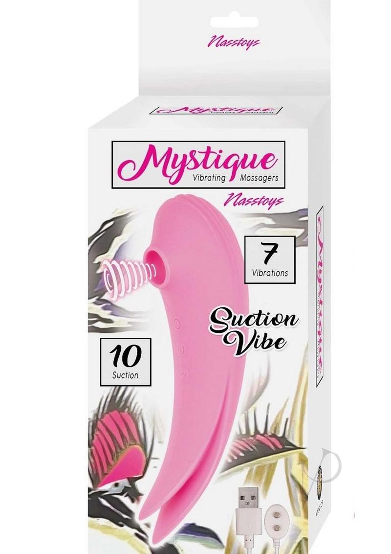 Mystique Vibe Massager Suction Pink