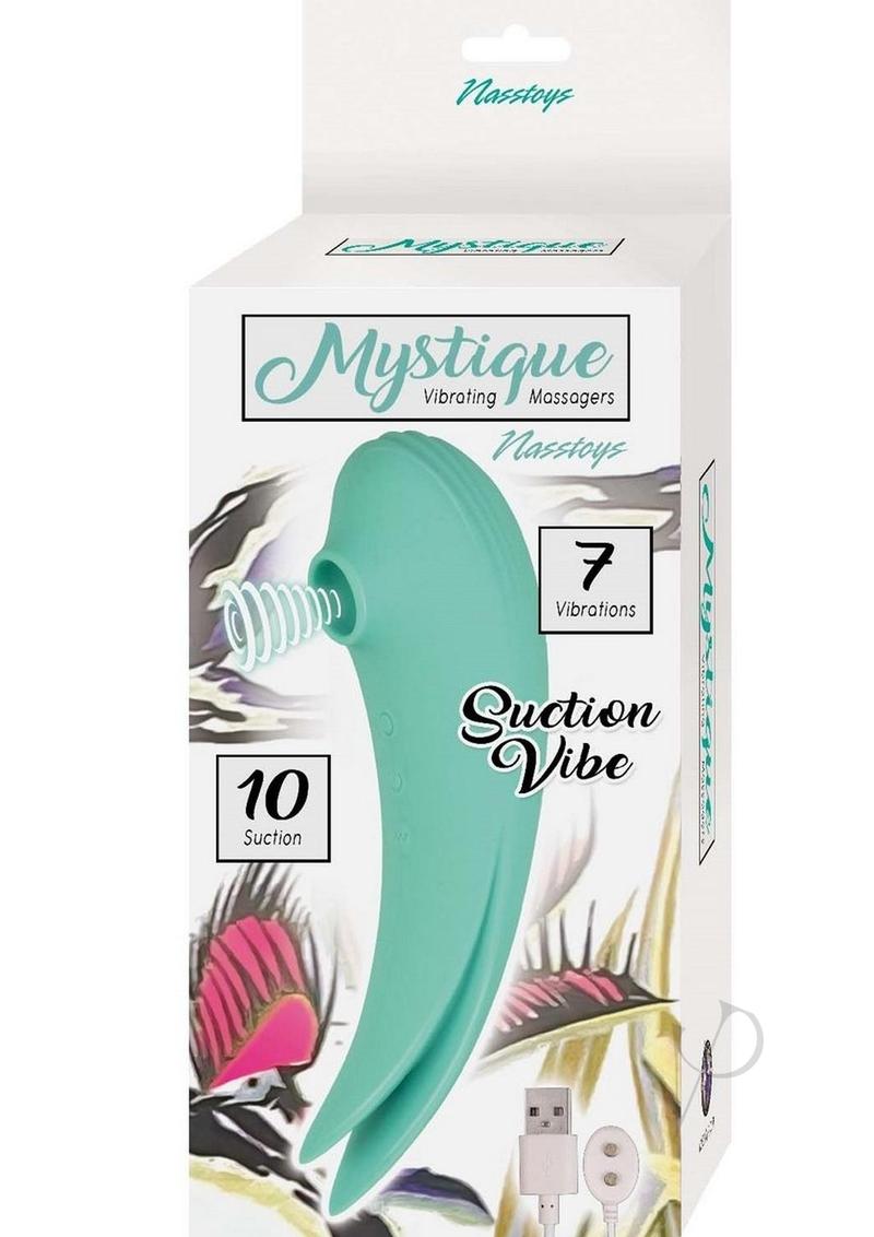 Mystique Vibe Massager Suction Aqua