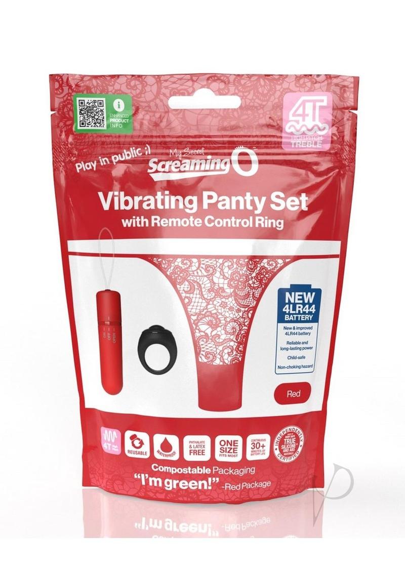 My Secret Screaming O 4t Panty Vibe Red