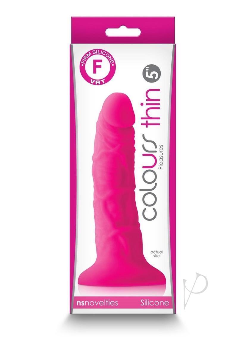 Colours Pleasures Thin 5 Dildo Pnk