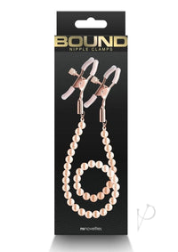 Bound Nipple Clamps Dc1 Rose Gld