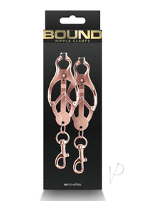 Bound Nipple Clamps C3 Rose Gold