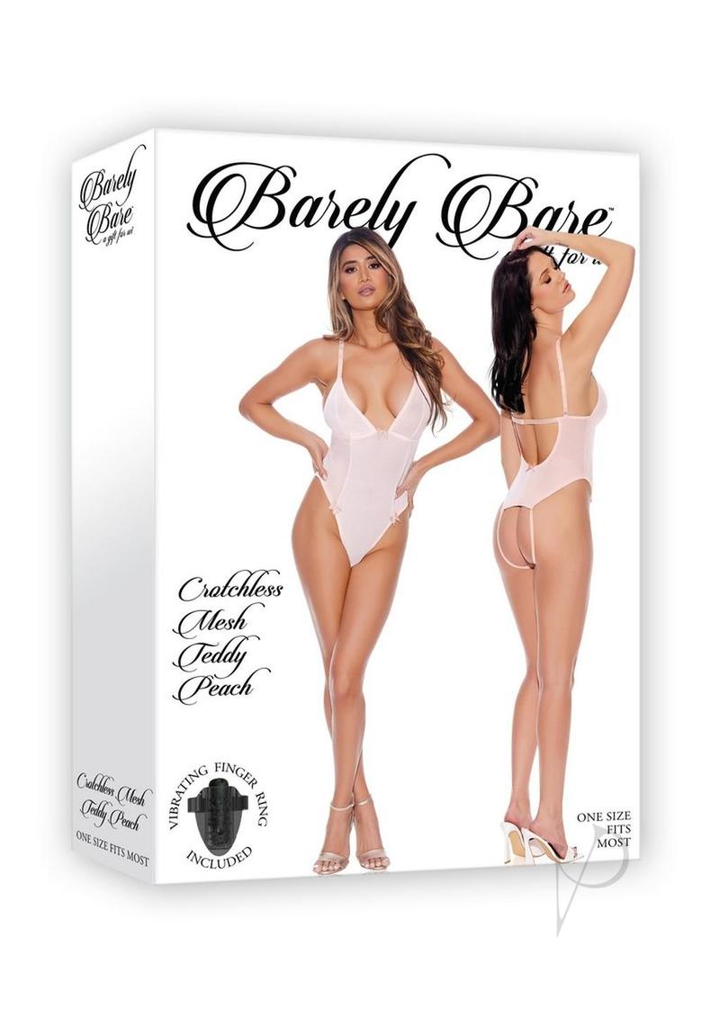 Barely B Crotchless Mesh Teddy Os Pch