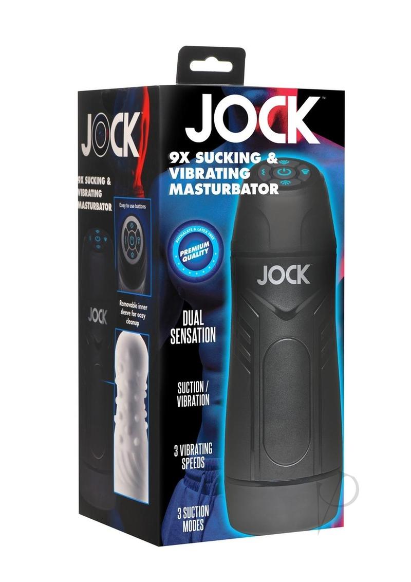Jock 9x Suck Vibe Mastrbatr White