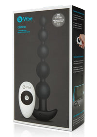 B-vibe Cinco Anal Beads Black