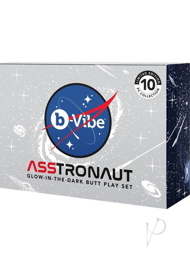 B-Vibe Asstronaut Glow in the Dark Rechargeable Silicone Anal Play Set with Remote