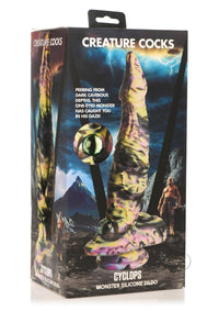 Creature Cocks Cyclops Monster Silicone Dildo Multicolor