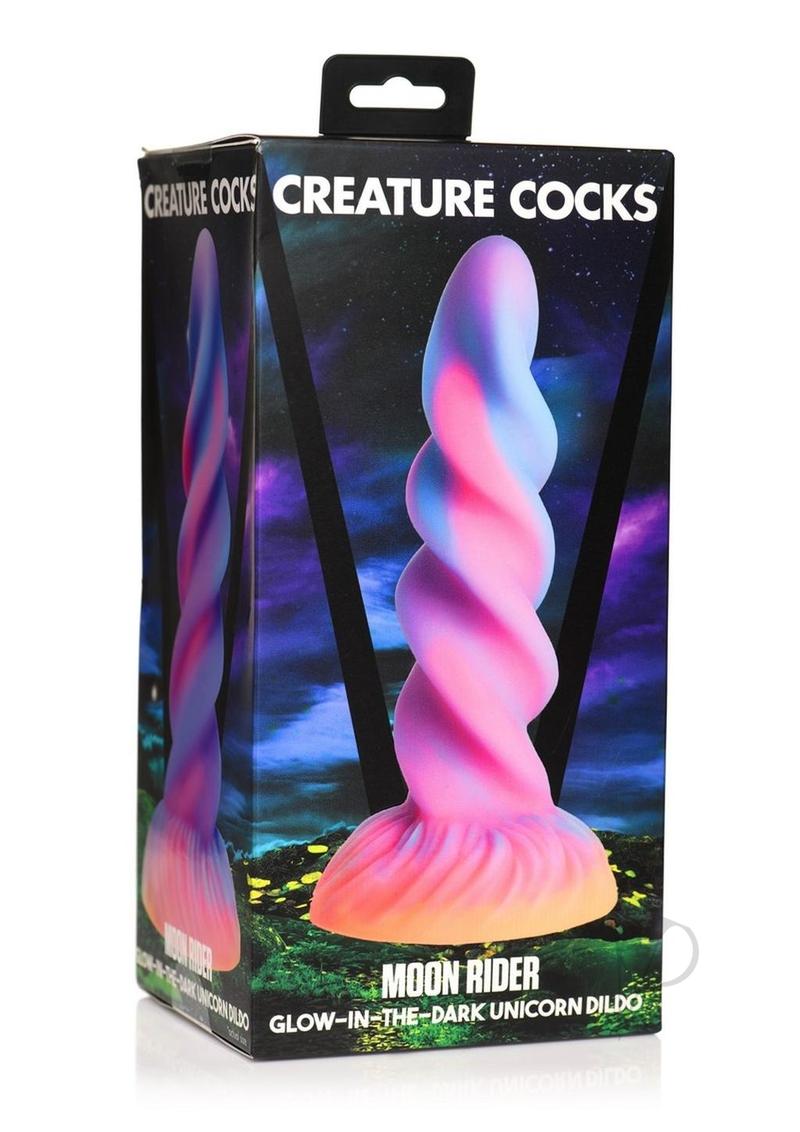 Creature Cocks Moon Rider Glow in the Dark Unicorn Dildos