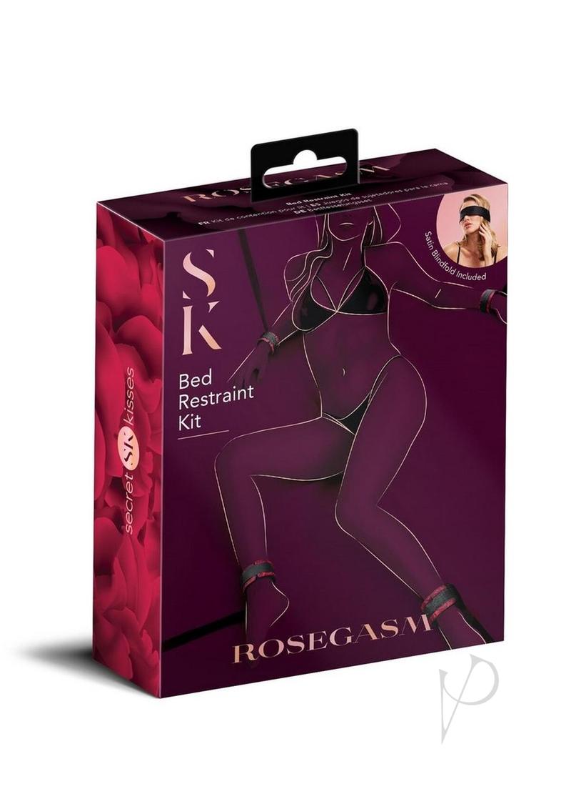 Sk Rosegasm Bed Restraint Kit Blindfold