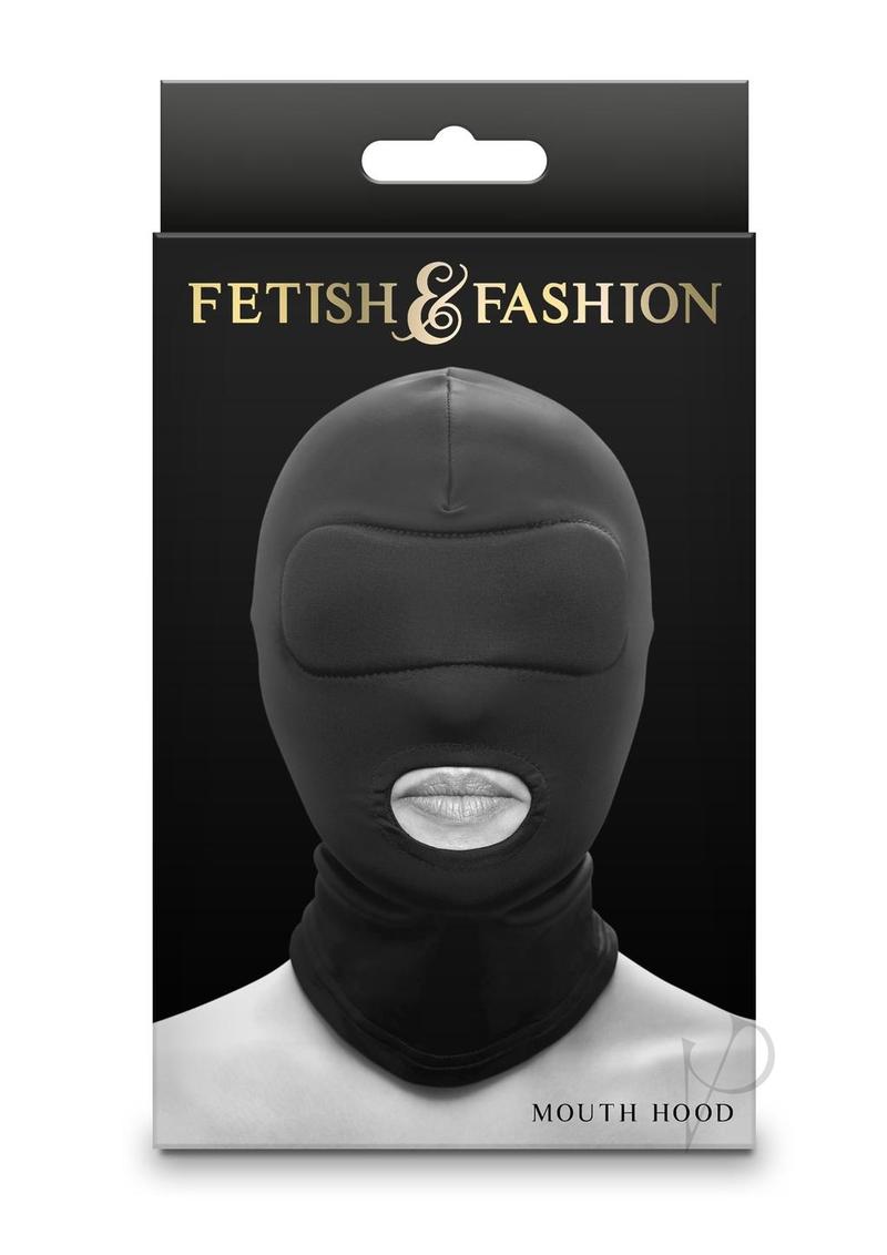 Fetish Fashion Mouth Hood Blk