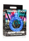 Creature Cock Poseidon's Octo Ring Silicone Cock Ring Blue