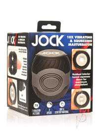 Jock Vibe Squeeze Masturbator Black