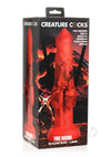 Creature Cocks Fire Hound Silicone Dildo Large Red & Black