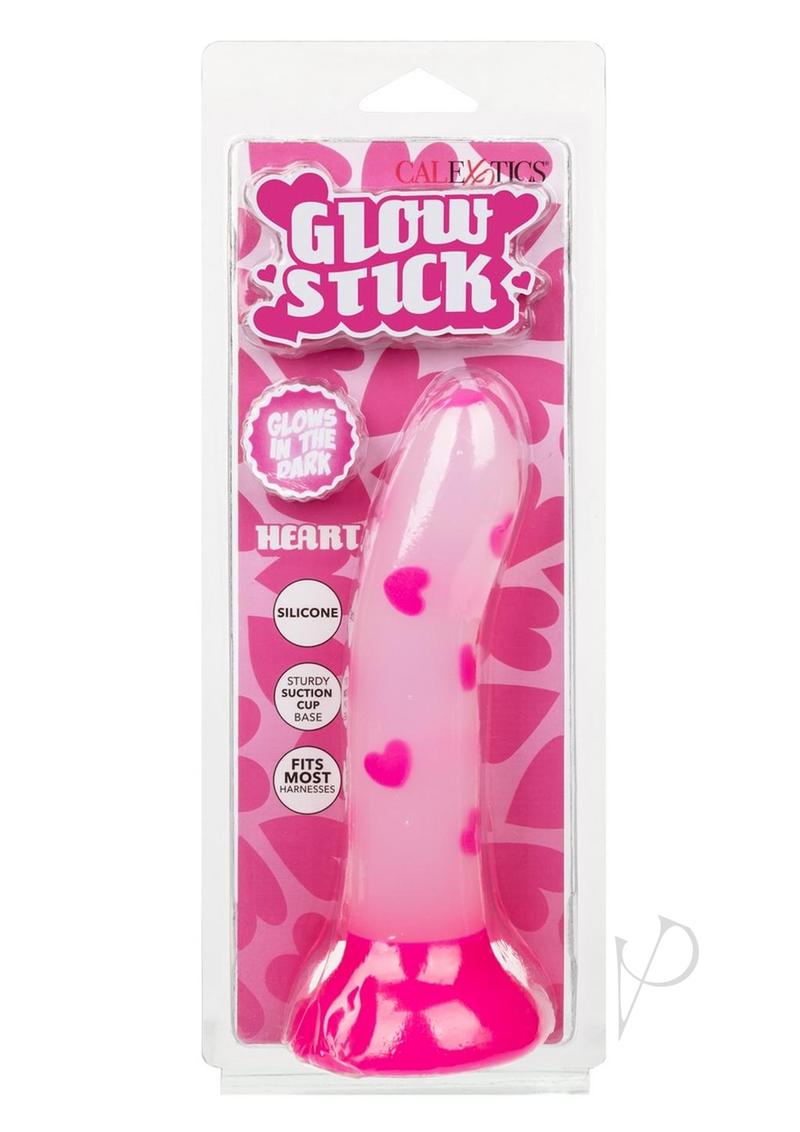 Glow Stick Heart Dildo Pink