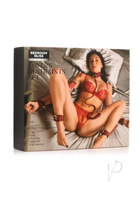 Bedroom Bliss Lovers Restraints Set Red
