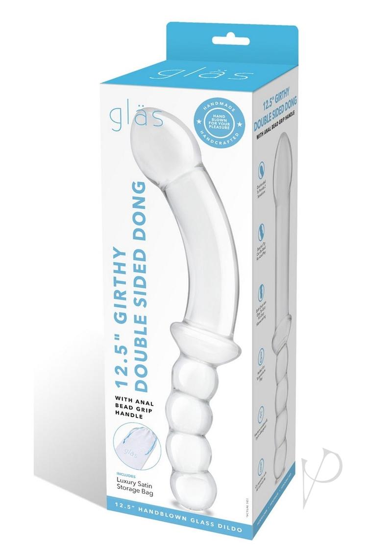 Girthy Glass Dbl Side Anal Bead 12.5
