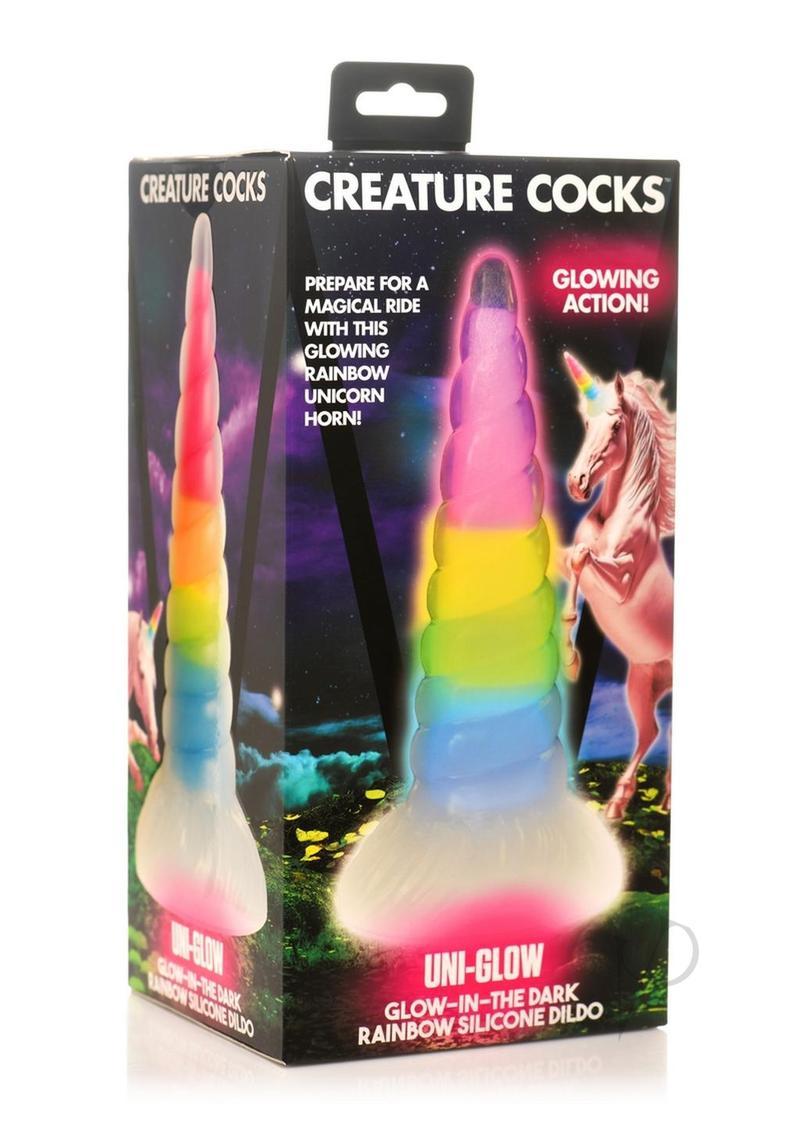 Creature Cock Uni Glow Dildo