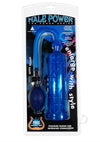 Male Power Pump W/grip-blue