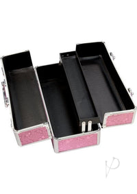 Lockable Vibrator Case Large Pnk