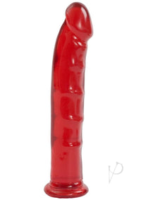 Jelly Jewel Dong W/suct Cup Ruby