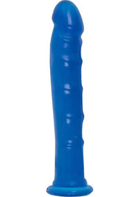 Jelly Jewel Dong W/suct Cup Sapphire