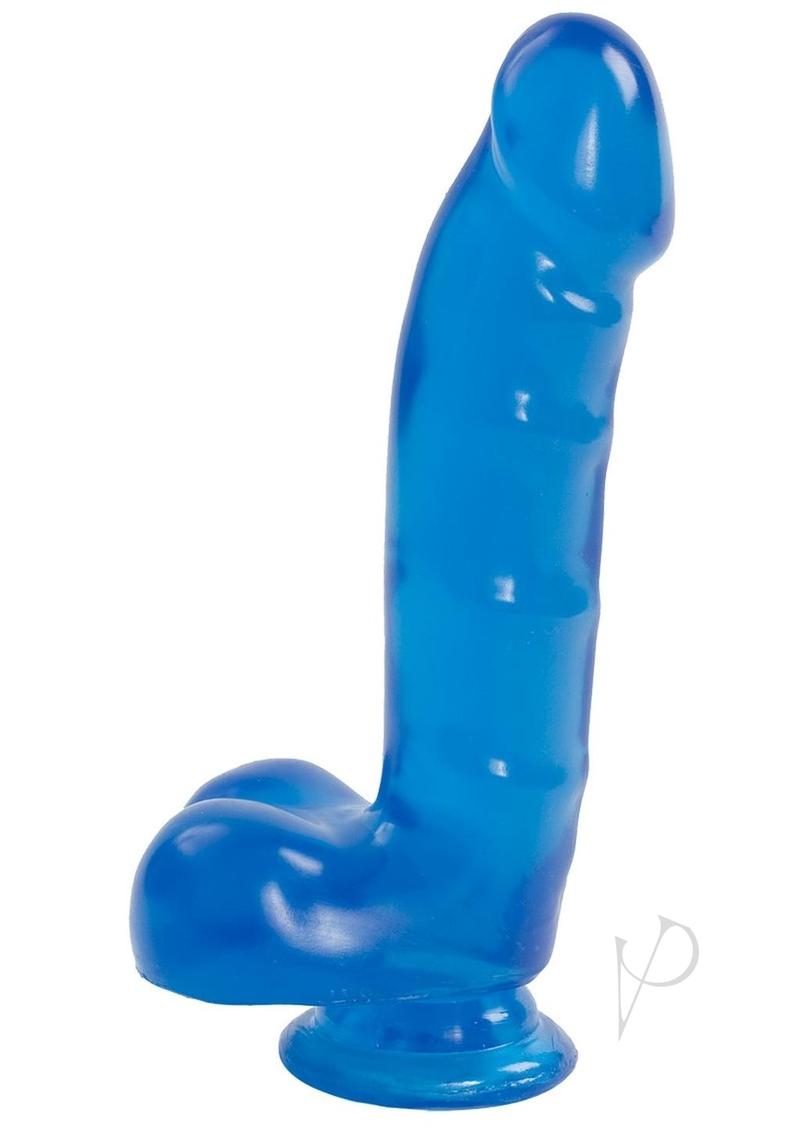 Jelly Jewel Cock W/suct Cup Sapphire