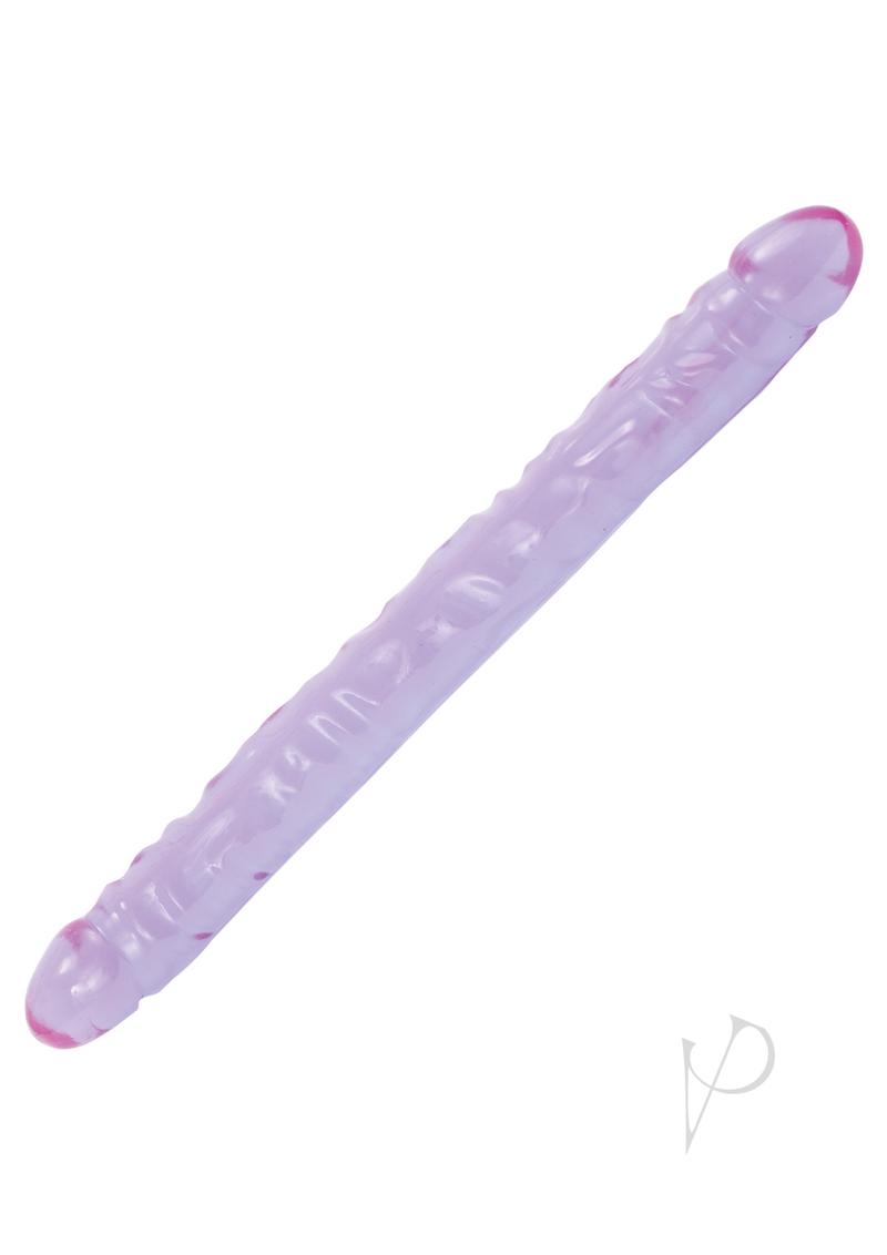 Crystal Jellies 18 Dbl Dong Purple