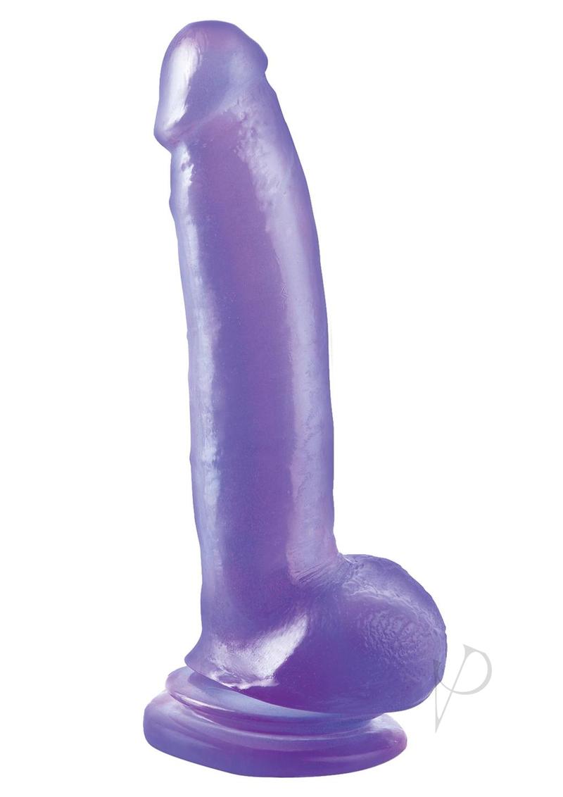 Basix 9 Suction Cup Dong Purple