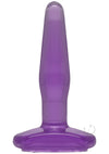 Crystal Jellies Anal Plug Sm Purple