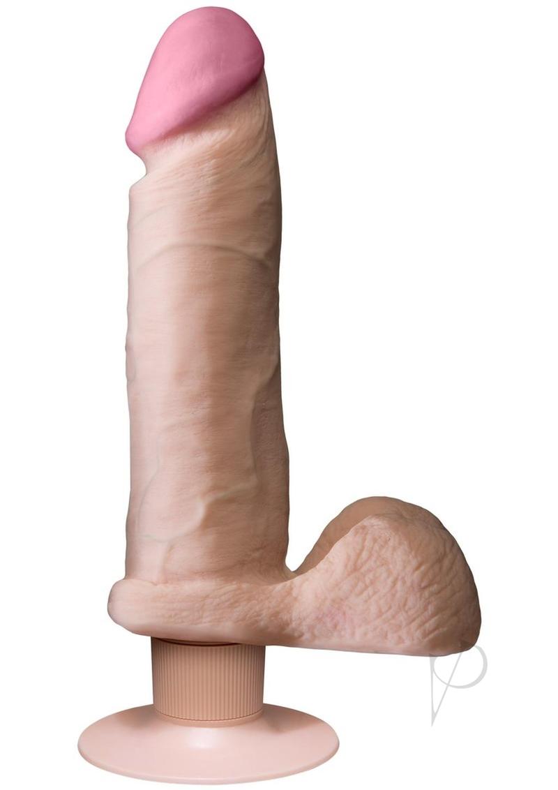 The Vibro Realistic Cock 8 Cock White