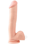 Basix 12 Dong W/suction Flesh