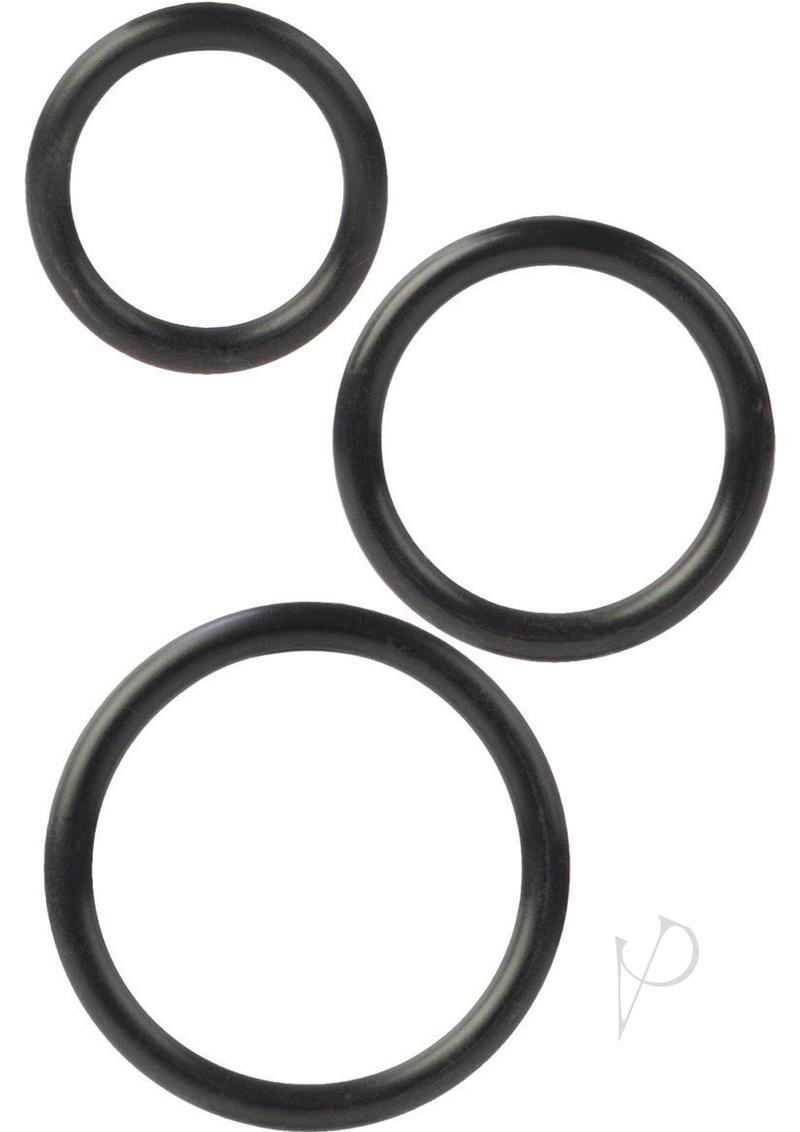 Silicone Support Rings - Black