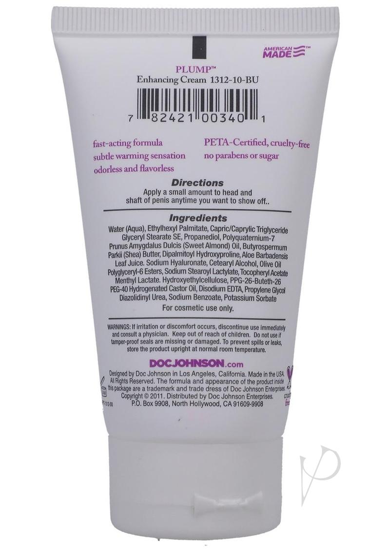 Plump Enhancement Cream For Men - 2oz