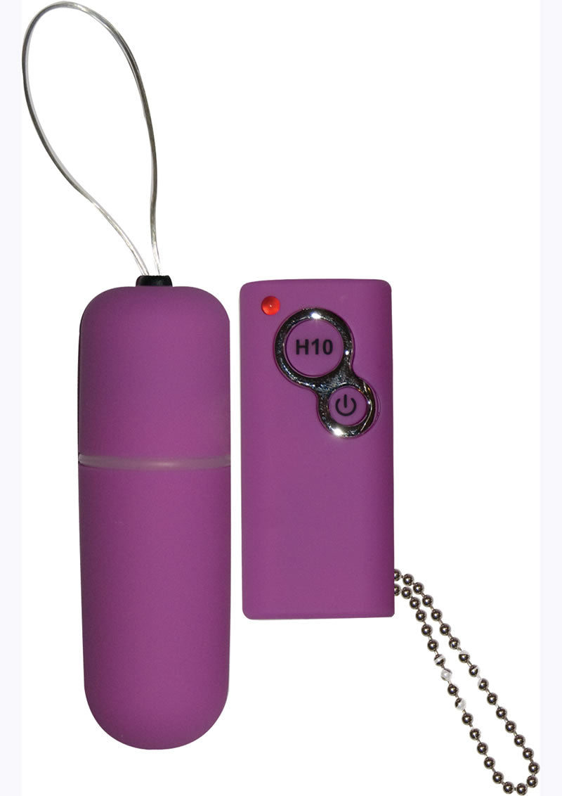 Power Slim Bullet W/remote - Purple