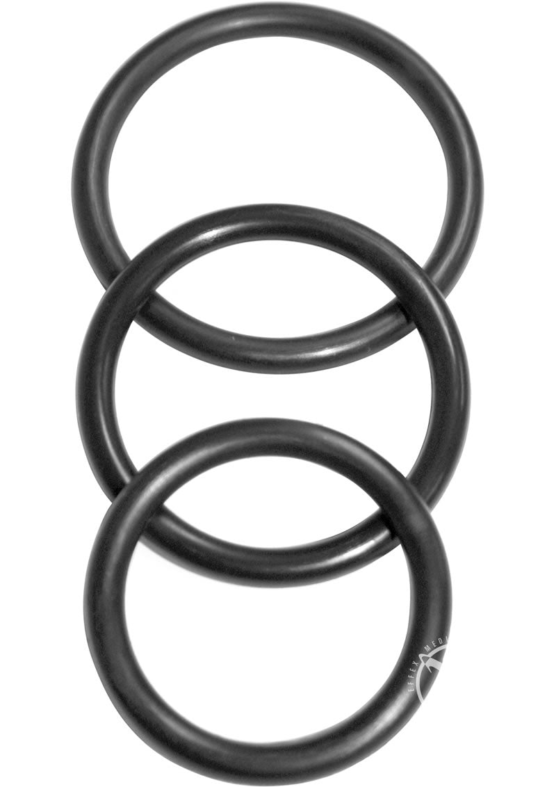 Sandm Nitrile Cock Ring 3pk