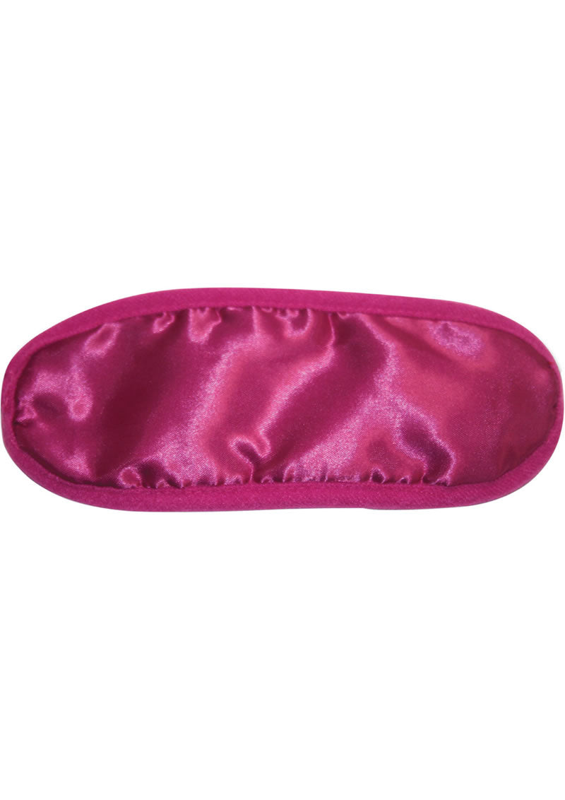 Sandm Satin Blindfold - Hot Pink