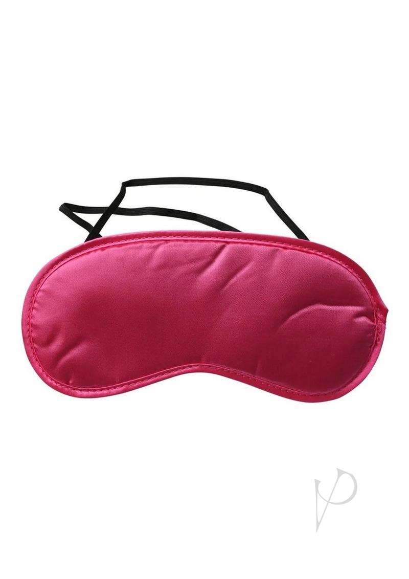 Sandm Satin Blindfold - Hot Pink