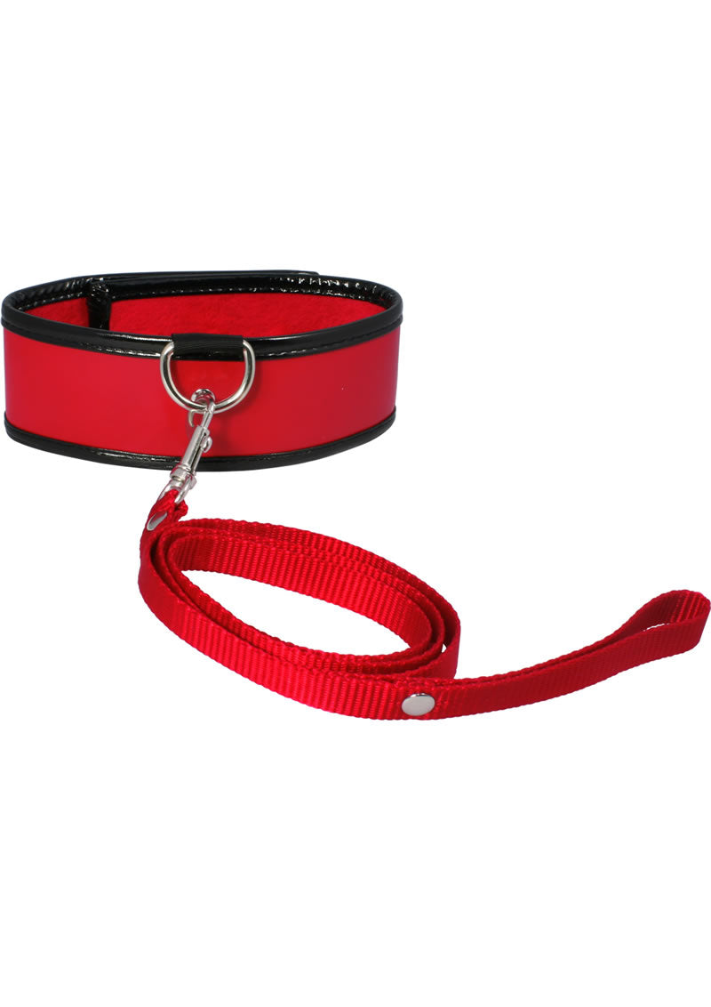 Sandm Red Leash and Collar