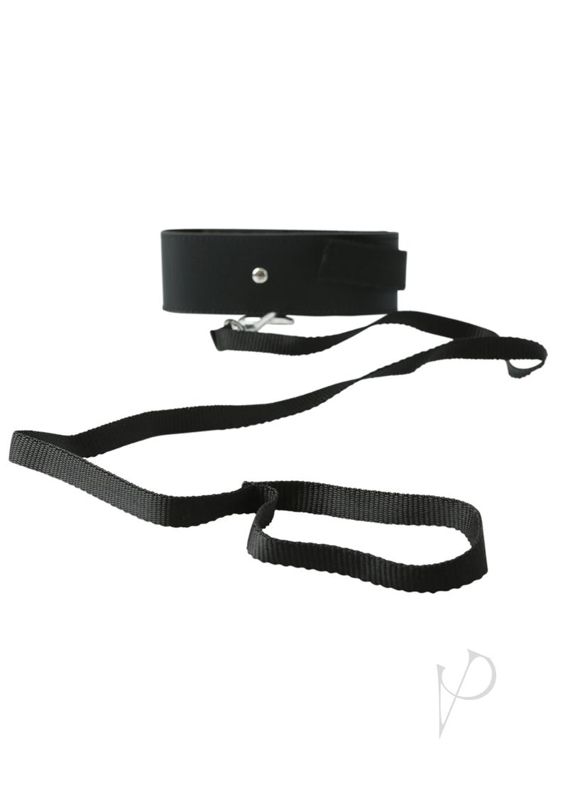 Sandm Black Leash and Collar