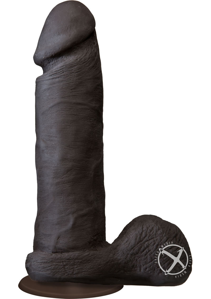 The Realistic Cock Ur3 W/balls 8 Black