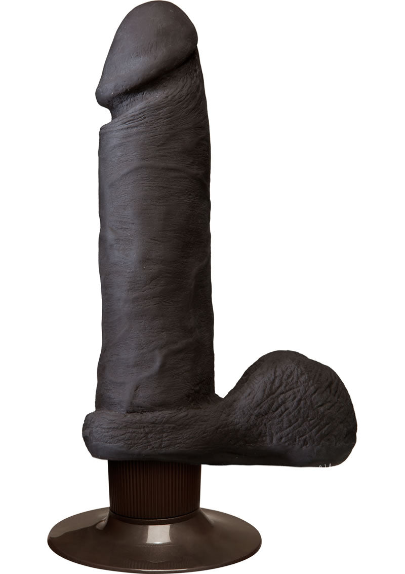 The Vibro Realistic Cock 6 Black